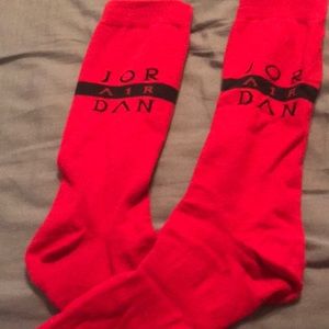 red air jordan basketball socks